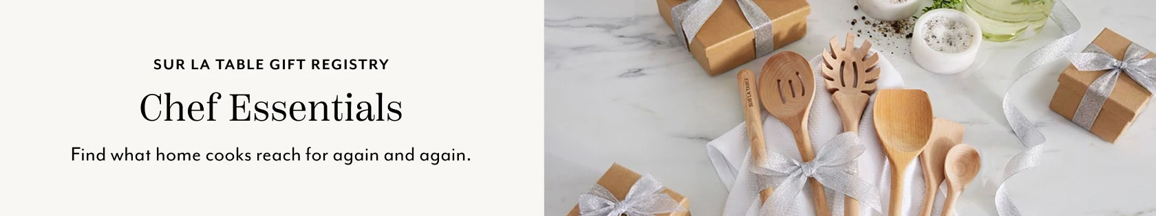 Sur La Table Gift Registry Chef Essentials. Find what home cooks reach for again and again.