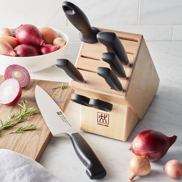 Zwilling JA Henckels wood knife block set